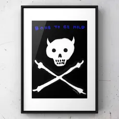★A1サイズポスター★オリジナル アートポスター BONE ストリートアート ポップアート インテリア