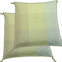 西川座布団カバー2枚セット 59x63cm シルク15％ 日本製*のサムネイル