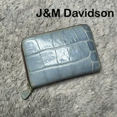 J&M Davidson ジェイアンドエムデヴィッドソン コインケース 小銭入れ カードケース フラグメントケース レザー 型押しのサムネイル