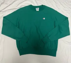 チャンピオン リバースウィーブ スウェット グリーン