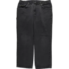 古着 リー Lee ブラックデニム ストレートデニムパンツ メンズw36相当/eaa569781