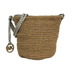 MICHAEL KORS(マイケルコース) ショルダーバッグ - 30S5GLVM2W ライトブラウン×ゴールド レザー