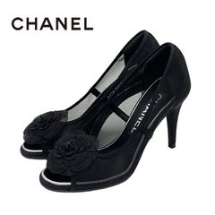 CHANEL♡ 黒 スエード パンプス - メルカリ