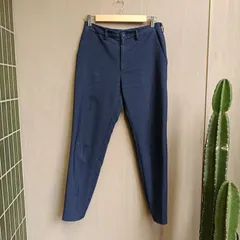 ★さらりとした着心地をキープ★ ジーユー GU 『軽量で清涼感のあるきれいめな雰囲気のトラウザー』 ウォッシャブルテーパードトラウザーSW 【S】