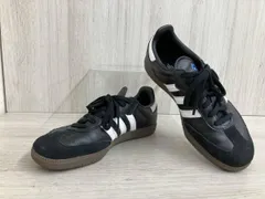 アディダス adidas スニーカー SANBA 黒 白 24.5cm