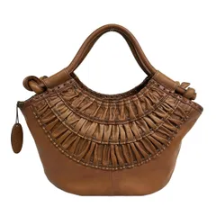 IBIZA(イビザ) ハンドバッグ ブラウン レザー