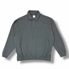 参考上代13200円 URBAN RESEARCH 25AW UR TECH Wide Dad Dad TECH ポロプルオーバー ポロシャツ アーバンリサーチ URA7-11K003 チャコール 2 （13394M）のサムネイル