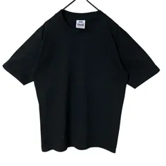 M USA製 プロクラブ ヘヴィーウェイト 無地 シンプル 単色  ブラック 黒 Tシャツ レディース ユニセックス メンズ 古着 半袖 CHM