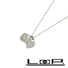 ティファニー ■美品■ リターントゥ ハート ダブル ネックレス アクセサリー シルバー SV 925 【523519】11