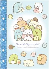 SE68908 角落生物 6孔貼紙筆記本