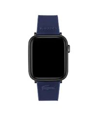 Lacoste Petit Piqué シリコン ユニ Apple Watchストラップ, ブルー 2050008-42/44mm 