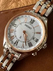 セイコー　SEIKO☆ルキア　ダイヤ☆電波ソーラー時計☆1B35-0AL0☆