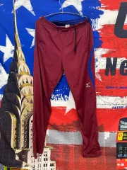 s級 日本版 mizuno ワイン色 フットボール トレーニングパンツ XL105