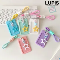 パスケース カードケース トレカケース ICカードケース チェキ 推し活 スター ポップ かわいい LUPIS ルピス oth0116