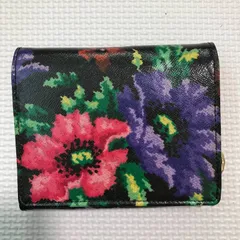 FEILER（フェイラー）財布 2つ折り ブラック 黒系 花柄のサムネイル