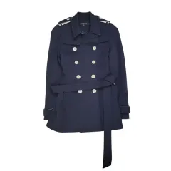 EGOIST レディース トレンチコート ネイビー