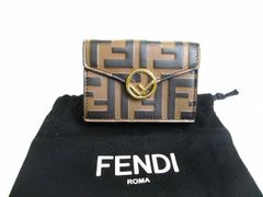 5月売切り】新品未使用 FENDI 三つ折り財布 FFダイヤモンド ズッカ総柄 