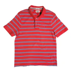 Tommy Hilfiger ストライプ カラーTシャツ 半袖 XL