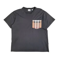 BURBERRY バーバリー チェック ポケット オーバーサイズ Tシャツ