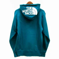 ザノースフェイス THE NORTH FACE リアビュー フルジップ フーディ スウェット パーカー NT12442 ブルーモス S 美品