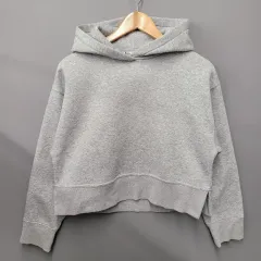 ZARA ザラ クロップド 起毛 フードTシャツ