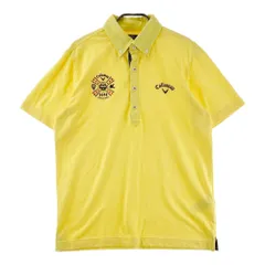 サイズ：M CALLAWAY キャロウェイ  半袖ポロシャツ ボタンダウン  イエロー系 [240101659167] ゴルフウェア メンズ ストスト