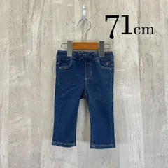 ap10534-2 OBAiBi オバイビ BABY ベビー パンツ 70 9M 71cm インディゴブルー 長ズボン ジーンズ デニム ウエストゴム 9ヶ月 OBAÏBIのサムネイル