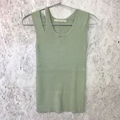 KBF ケービーエフ カット ショルダー リブ タンクトップ ミントグリーン Oneサイズ □〇のサムネイル