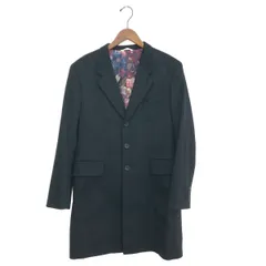 Paul Smith collection ポールスミス コレクション チェスターコート サイズ:L 裏地花柄   カシミヤ100% ブラック メンズ / 240001179247
