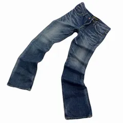 リー 102 デニムパンツ メンズ W28 ブーツカット ハチノス エイジング 足長シルエット デニム ジーンズ