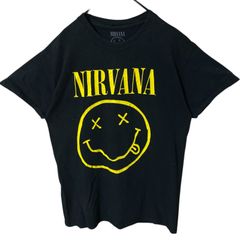 3806 NIRVANA ニルヴァーナ バンT Tシャツ ビッグプリント 黒 - メルカリ