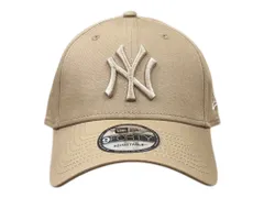 NEWERA (ニューエラ) 9 Forty MLB ニューヨーク ヤンキース YANKEES ベースボールキャップ ビス無し 60244714 F ベージュ系×ホワイト メンズ/078