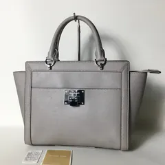 2510-44｜美品｜マイケルコース ハンドバッグ レザー グレー