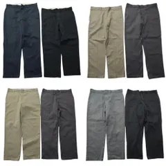 古着卸 まとめ売り ディッキーズ Dickies 874 ワーク パンツ 8枚セット (メンズ 40 ) ブラック グレー ベージュ 中古 古着 NE0183