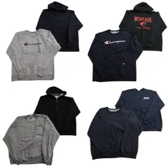 古着卸 まとめ売り チャンピオン Champion スウェット 8枚セット (メンズ XL ) フーディー ジップパーカー 企業系 中古 古着 NE0691