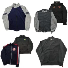古着卸 まとめ売り スウェット  ブルゾン MIX 6枚セット (メンズ M /L ) ナイキ NIKE スタンドカラー サイドライン 中古 古着 NE0907