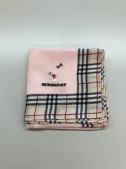 【6/19値下げ】 BURBERRY 2008年 マウス刺繍ハンカチ