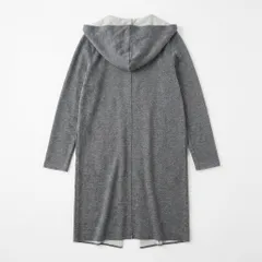 [AB-11_20260401-022228] MOUSSY フード付き ロングカーディガン グレー