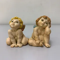 〇イタリア製 ヴィンテージ 天使置物 ２個セット