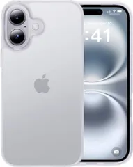 【米軍MIL新規格・指紋防止】CASEKOO iPhone 16 用 ケース 耐衝撃 滑り止め 指紋防止 米軍MIL規格 マット仕上げ ストラップホール付き 黄変防止 耐久性 カバーセット ワイヤレス充電対応 アイフォン 16 用 6.1 インチ ケース