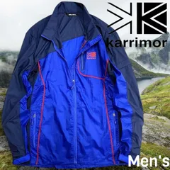 Karrimor カリマー X LITE 軽量 メッシュ切替 ナイロン ジップアップジャケット ウインドブレーカー マウンテンパーカー 登山 1KAJPM310 ブルー ▲010▼21202k11