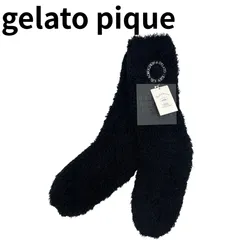 新品タグ付き gelato pique ソックス ブラック F