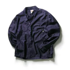 【新品】 DANTON ／ ダントン　シャツ アウター 日本製 CPOジャケット M-65 ブルゾン LMF SHIRT SHORT JACKET ワークジャケット ワークウェア フレンチワーク ネイビーブルー ｜ 春 秋冬