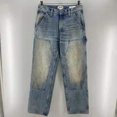 【中古】GUESS ダブルニー カーペンターデニム インディゴ サイズW30 ゲス[24]のサムネイル