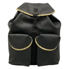 Burberry FRAGRANCE(バーバリーフレグランス) リュックサック 黒×ベージュ×レッド 巾着