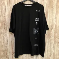 MARDI GRAS（マルディグラ）　清春（きよはる）　ビッグシルエットTシャツ　ブラック　フリーサイズのサムネイル