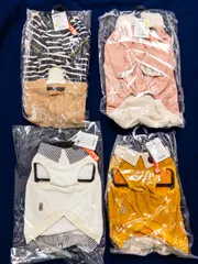 【未使用まとめ売り】愛犬のおしゃれコーデに♪ 小型寄りの中型犬向け PET's LOVE ペットAWウェア 3Lサイズ 4着　犬服　■