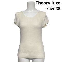 theory luxe】半袖ニット ブラック38 - メルカリ