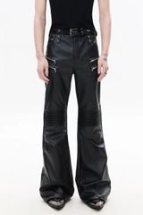 美品 kiryuyrik コーティングサルエルカーブパンツ - メルカリ