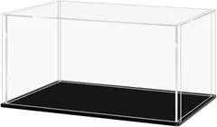 AZNABLE フィギュアケース ショーケース コレクションケース アクリル 透明ケース プラモデル (クリア,  40x15x10cm)